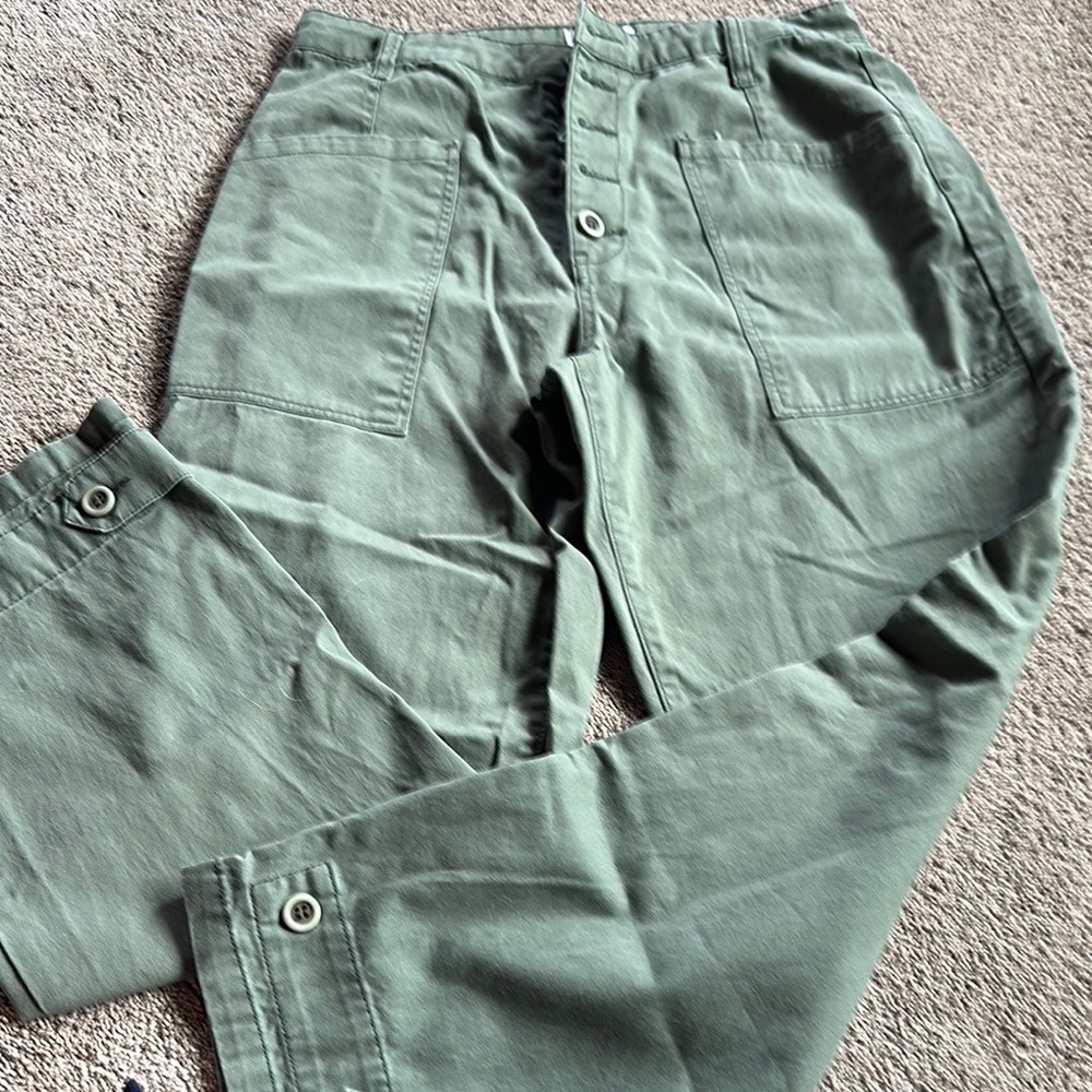 Pistola Green Pants Relaxed Fit-Size 29